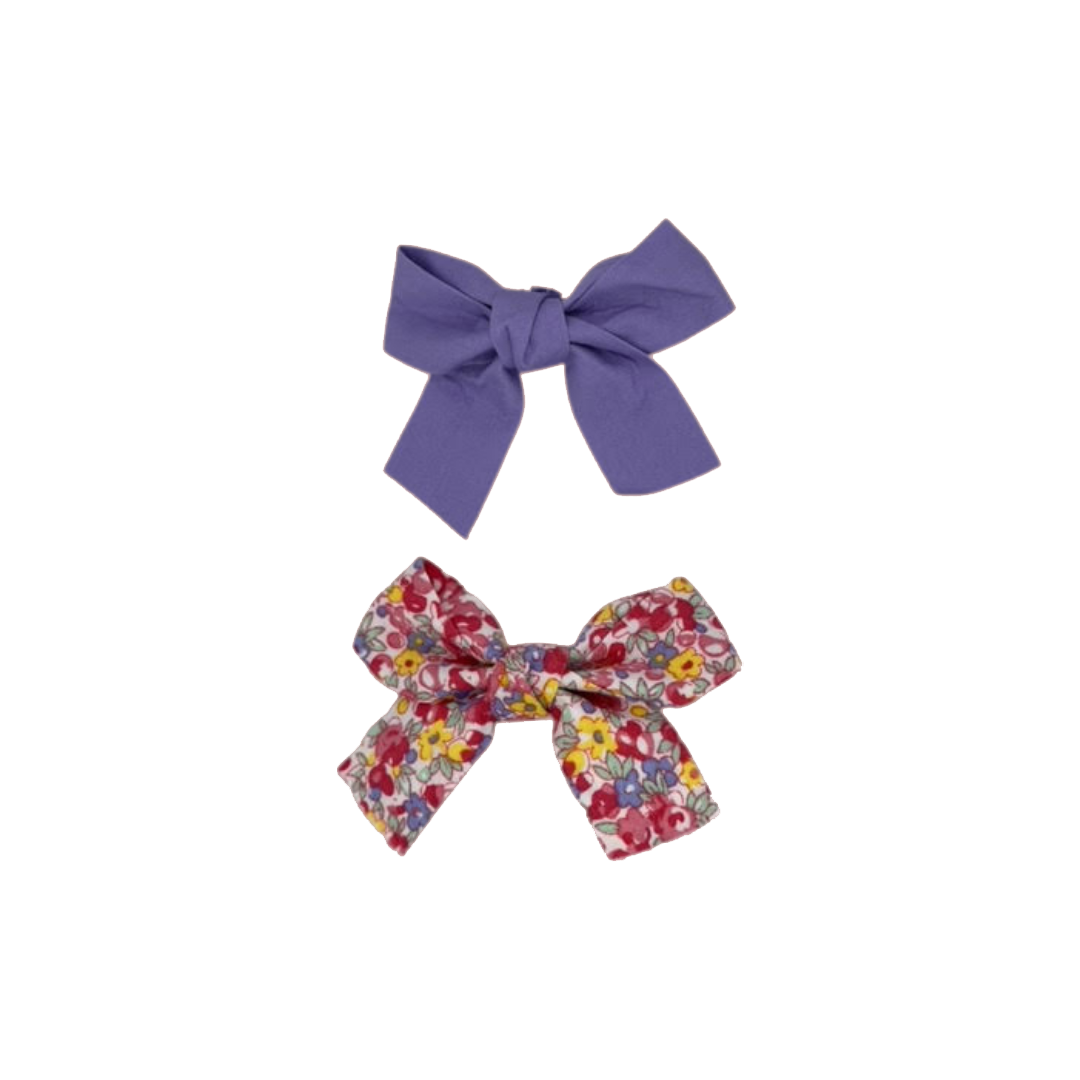 Bonnie Kids Purple 2 Pack Bows