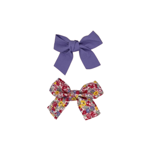 Bonnie Kids Purple 2 Pack Bows