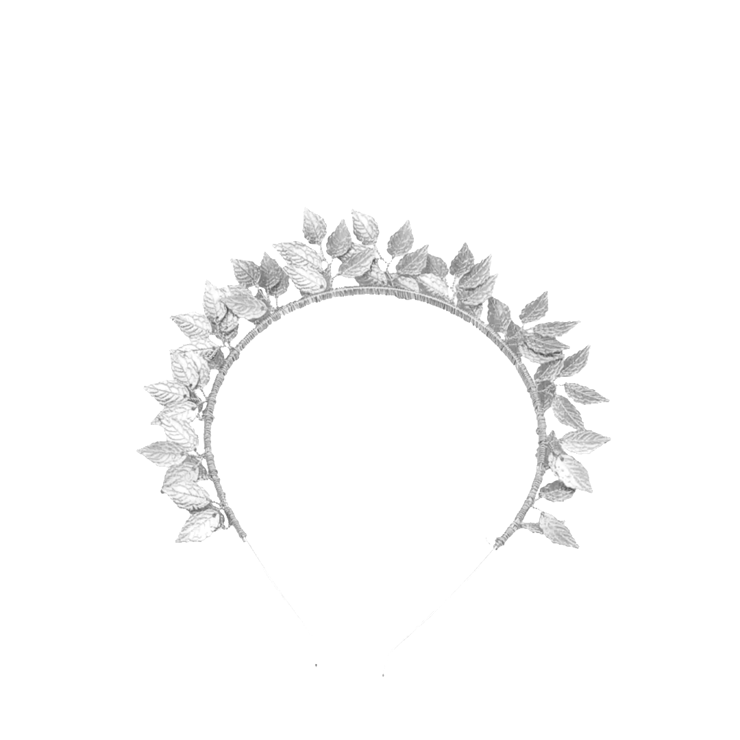Silver Leaf Headband