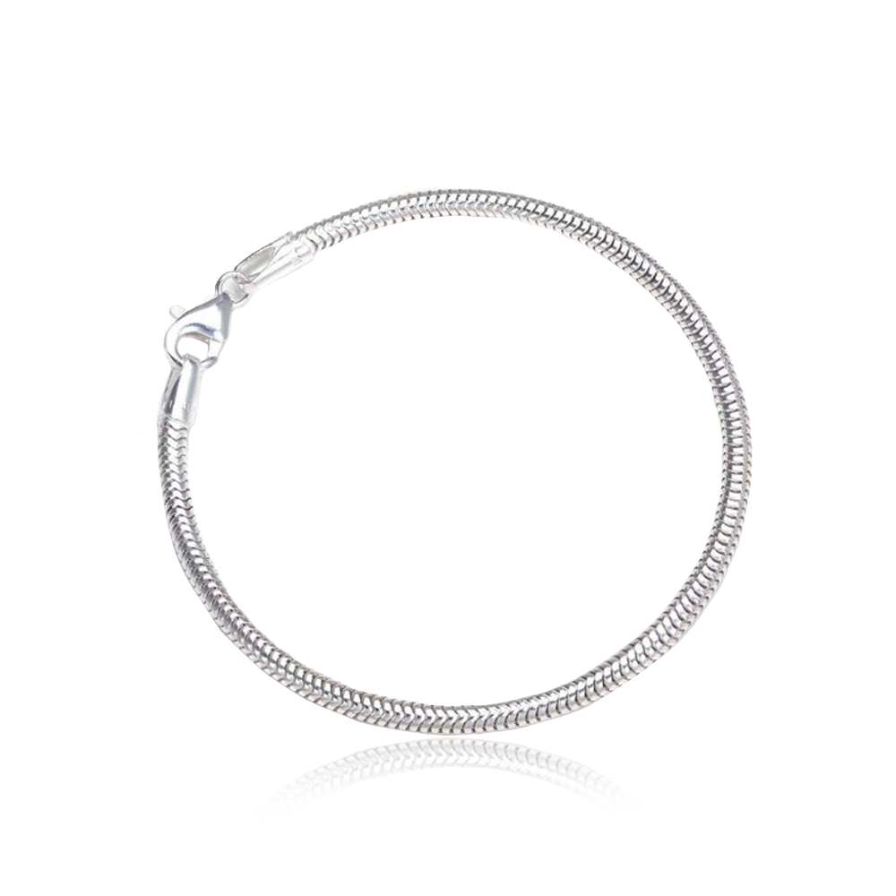 Silver Plated Herringbone Bracelet