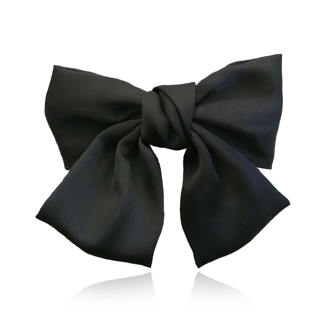 Black Hair Bow