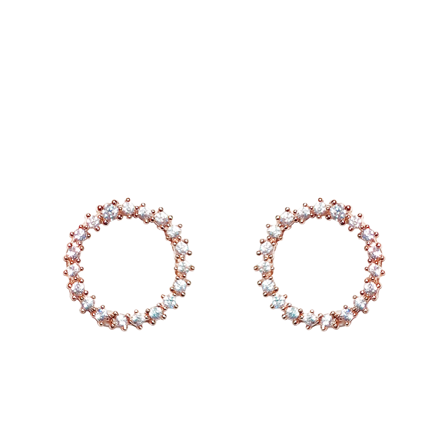 The "Circle" Rose Earrings