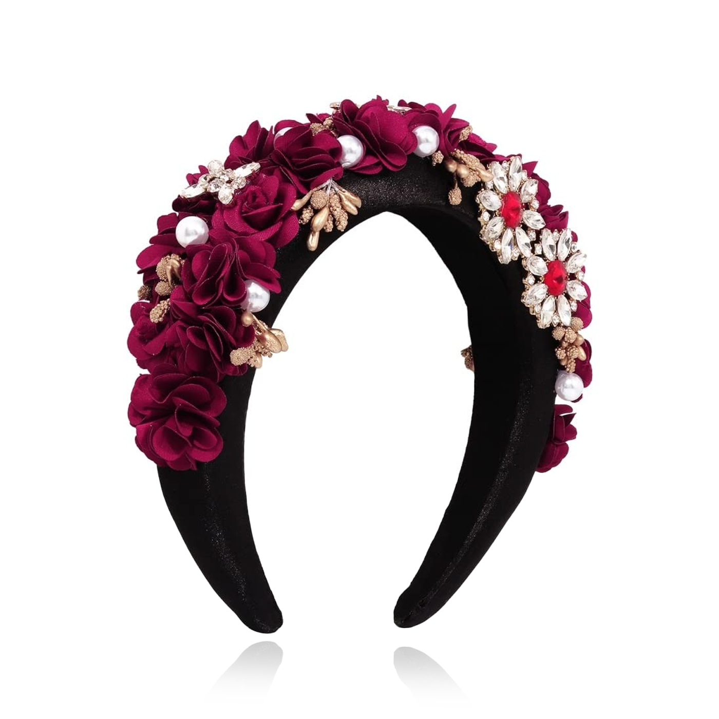 Flower & Beaded Headband
